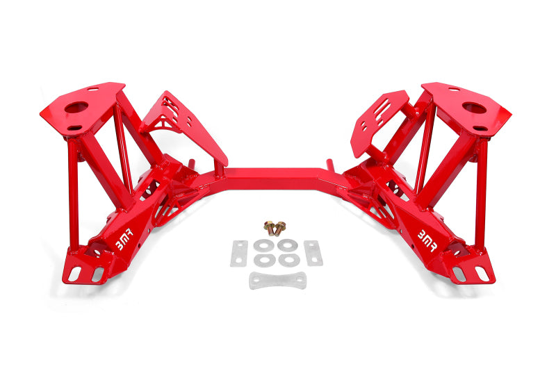 BMR 79-95 Ford Mustang K-Member Premium Version w/Spring Perches - Red BMR Suspension Crossmembers