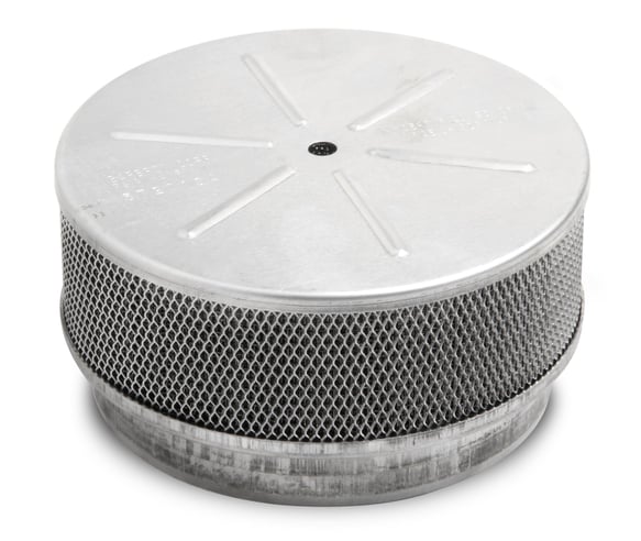Aluminum Marine Flame Arrestor - 350-600 CFM 720-11 HOLLEY Autoparts