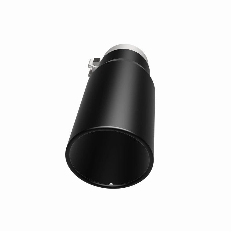 MagnaFlow Tip Stainless Black Coated Single Wall Round Single Outlet 5in Dia 3.5in Inlet 14.5in L Magnaflow Catalytic Converter Universal