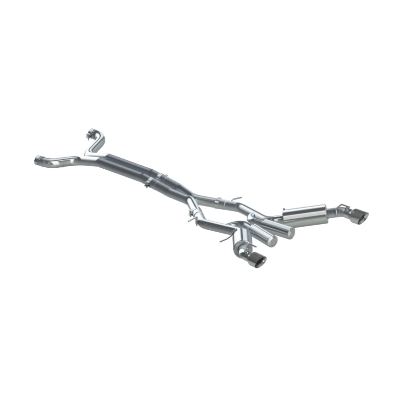 MBRP 16-19 Chevrolet Camaro SS 6 Speed 3in Dual Cat Back w/ 4.5in OD Tips - 409 (Non NPP Models) MBRP Catback