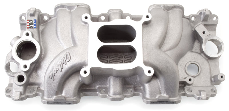 Edelbrock Intake Manifold Single Quad Perf RPM Chevrolet 348/409 Inwin Big Block Small Port Edelbrock Intake Manifolds