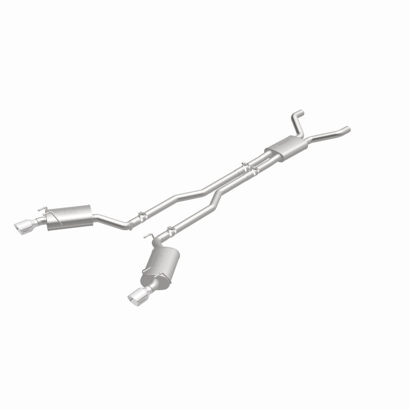 MagnaFlow Cat-Back Stainless Dual Split Rear Exit 4in Polished Tips 11-15 Chevy Camaro 3.6L V6 Magnaflow Catback