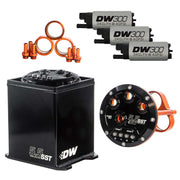 DeatschWerks 5.5L Modular Surge Tank Includes 3 DW300 Fuel Pumps DeatschWerks Surge Tanks
