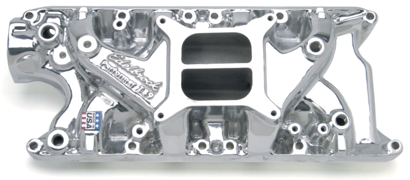 Edelbrock Perf 289 w/ O EGR Polished Manifold Edelbrock Intake Manifolds