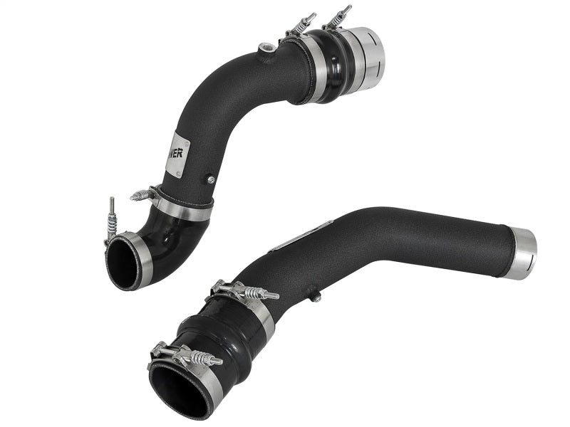 aFe Bladerunner 3in Hot and Cold Side Black Intercooler Tubes 2017 Ford Diesel Trucks V8 6.7L (td) aFe Intercoolers