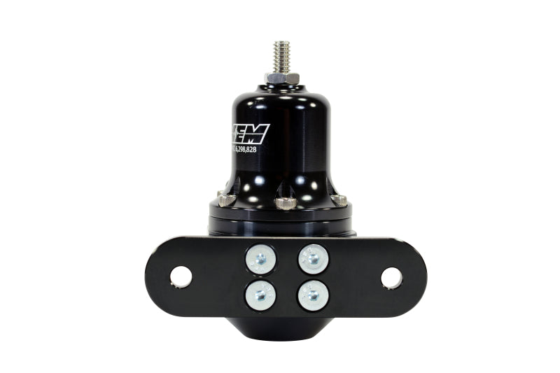 AEM High Capacity Universal Black Adjustable Fuel Pressure Regulator AEM Fuel Pressure Regulators