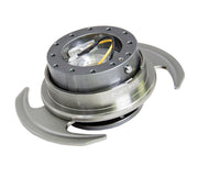 NRG Quick Release Kit Gen 3.0 - Gunmetal Body / Gunmetal Ring w/Handles NRG Quick Release Adapters