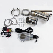 Granatelli 4.0in Stainless Steel Electronic Exhaust Cutout Granatelli Motor Sports Exhaust Cutouts