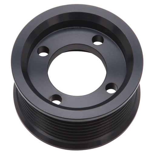 Edelbrock Pulley SC E-Force 2 625In 8 Rib Black Edelbrock Supercharger Pulleys