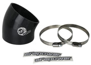 aFe MagnumFORCE Air Intake System Spare Parts Kit 3-1/2in ID x 30 Deg. Silicone Elbow Coupler -Black aFe Air Intake Components