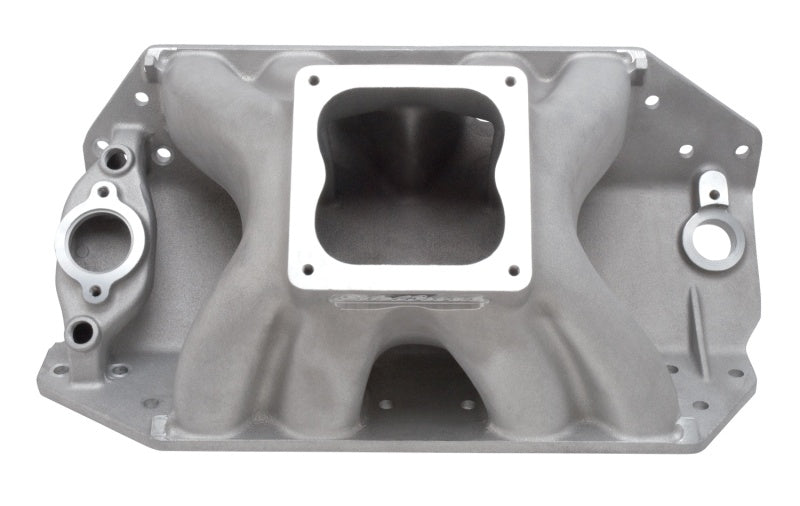 Edelbrock Manifold Big Victor II BBC w/ Edelbrock Profiler or Dart Big Chief Heads Dominator Flange Edelbrock Intake Manifolds