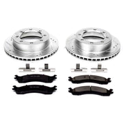 Power Stop 95-99 Ford F-250 Front Z23 Evolution Sport Brake Kit PowerStop Brake Kits - Performance D&S