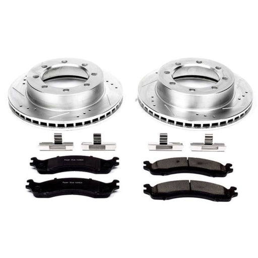 Power Stop 95-99 Ford F-250 Front Z23 Evolution Sport Brake Kit PowerStop Brake Kits - Performance D&S