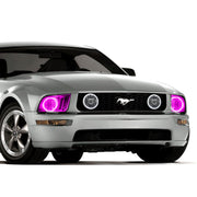 Oracle Ford Mustang 05-09 Halo Kit - ColorSHIFT w/ BC1 Controller ORACLE Lighting Headlights