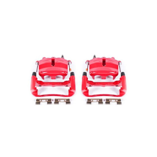Power Stop 04-05 Ford F-150 Front Red Calipers w/Brackets - Pair PowerStop Brake Calipers - Perf