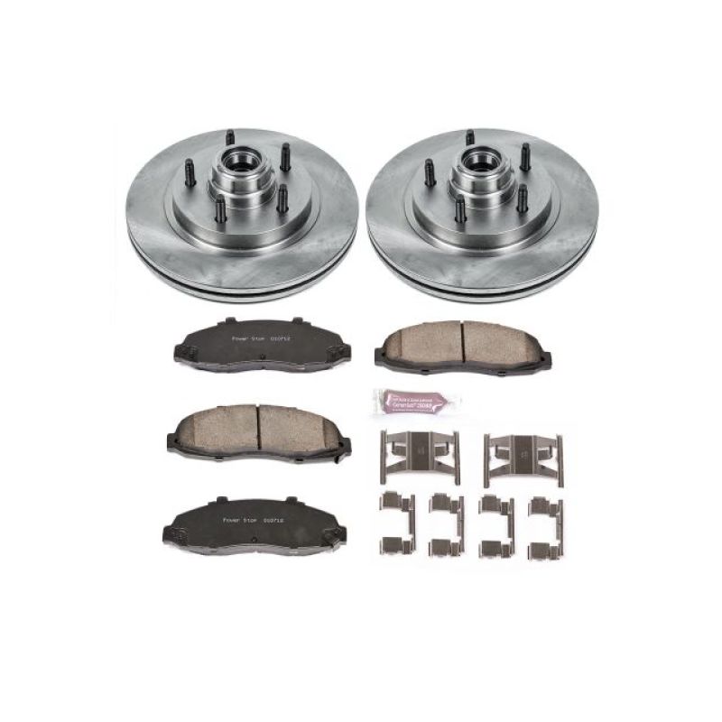 Power Stop 97-00 Ford F-150 Front Autospecialty Brake Kit PowerStop Brake Kits - OE