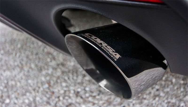Corsa 2015-2017 Ford Mustang GT 5.0 3in Axle Back Exhaust Polish Dual Tips (Touring) CORSA Performance Axle Back