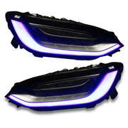 ORACLE Lighting 16-21 Tesla Model X Dynamic ColorSHIFT Headlight & Fog Light DRL Kit ORACLE Lighting Headlights
