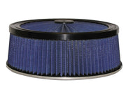 aFe MagnumFLOW Air Filters Round Racing P5R A/F TOP Racer 14D x 5H (Blk/Blue) aFe Air Filters - Universal Fit