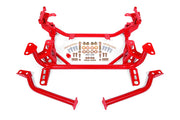BMR 15-20 Ford Mustang Street Version (DOM) K-Member - Red BMR Suspension Crossmembers
