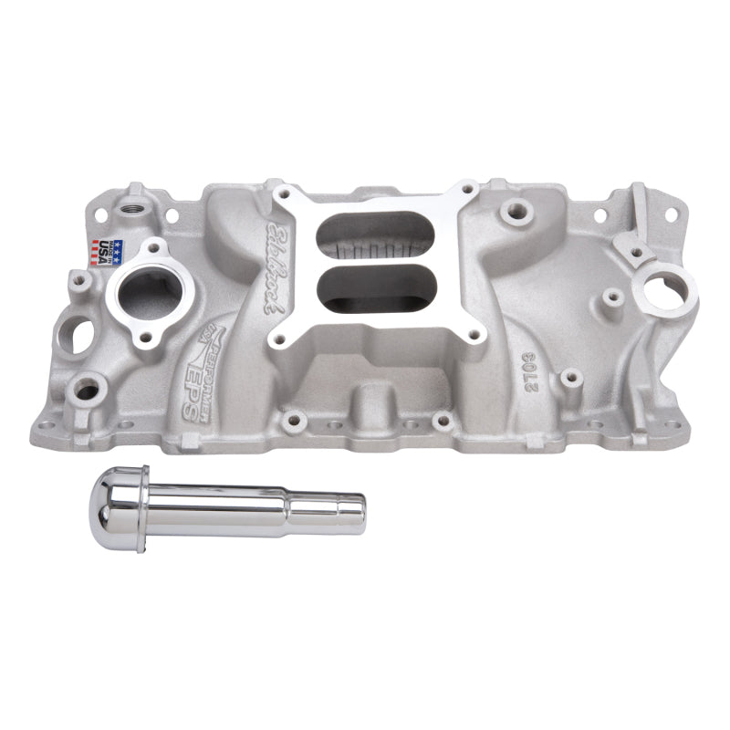 Edelbrock Intake Manifold Performer Eps w/ Oil Fill Tube And Breather for Small-Block Chevy Edelbrock Intake Manifolds