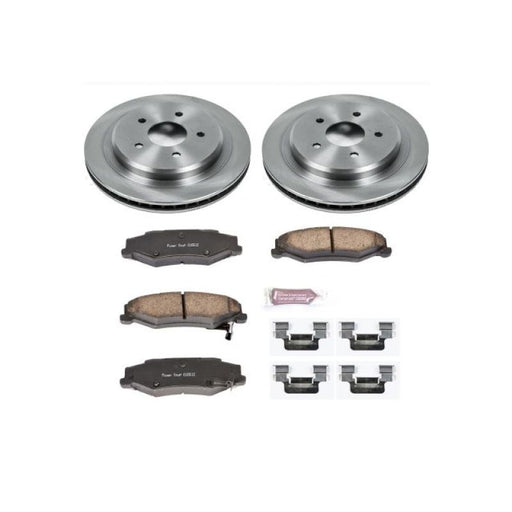 Power Stop 04-09 Cadillac XLR Rear Autospecialty Brake Kit PowerStop Brake Kits - OE
