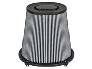 aFe Quantum Pro DRY S Air Filter Flat Top - 5in Flange x 9in Height aFe Cold Air Intakes