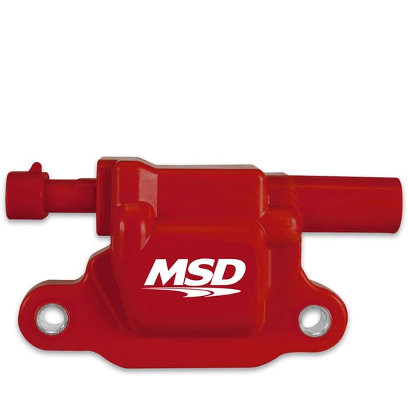 MSD Ignition Coil - GM LS Blaster Series - LS2/LS3/LS4/LS7/LS9 Engines - Red 8265 MSD Autoparts