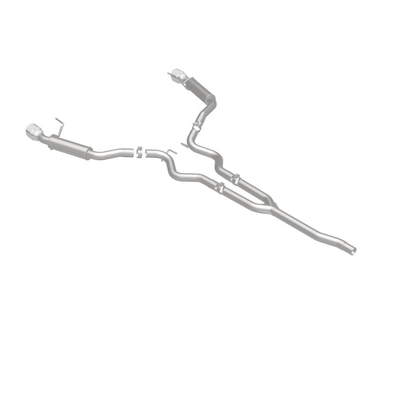 MagnaFlow Cat-Back 15-16 Ford Mustang 2.3L L4 Competition SS 3in Dual Split Rear 4.5in Black Tips Magnaflow Catback