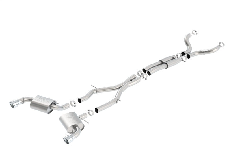 Borla 16-17 Chevy Camaro SS 6.2L ATAK Catback Single Split Rear Exit Exhaust w/Single Tips Borla Catback