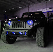Oracle 7in High Powered LED Headlights - Black Bezel - ColorSHIFT No Controller ORACLE Lighting Headlights