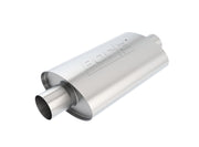 Borla XR-1 Racing Sportsman 2 1/2 inch Outlet / 2 1/2 inch Inlet 12in Case Oval Muffler Borla Muffler