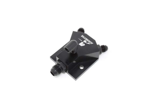 Aeromotive VaporWorx Y-Block Kit - (2) AN-06 ORB (1) AN-08 ORB (1) 1/8in NPT Aeromotive Fittings