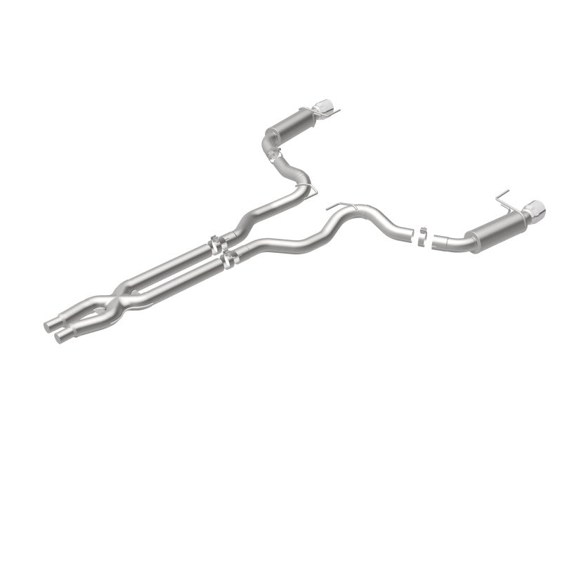 MagnaFlow Cat Back, SS, 3in, Competition, Dual Split Polished 4.5in Tips 2015 Ford Mustang GT V8 5.0 Magnaflow Catback
