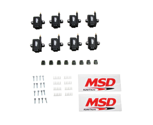 MSD Ignition Coil - Smart - 8-Pack - Black MSD Autoparts