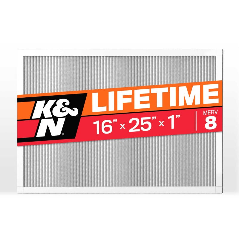 K&N HVAC Filter 16 X 25 X 1 Merv 8 K&N Engineering HVAC Filters