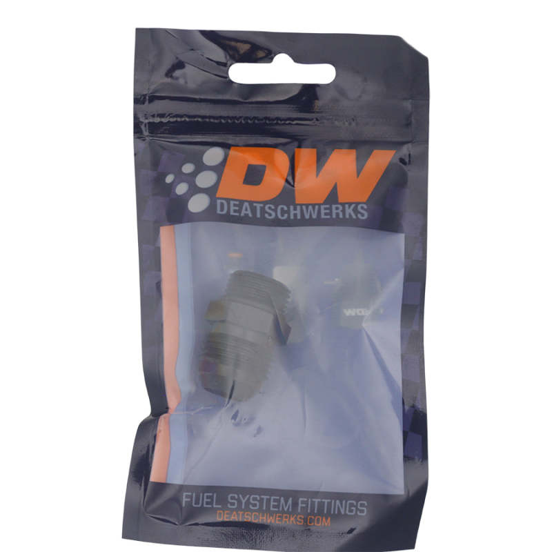DeatschWerks 8AN ORB Male to 10AN Male Flare Adapter - Anodized Matte Black DeatschWerks Fittings