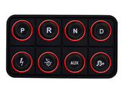 AEM EV 8 Button Keypad CAN Based Programmable Backlighting AEM Programmer Accessories