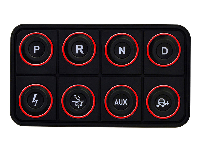 AEM EV 8 Button Keypad CAN Based Programmable Backlighting AEM Programmer Accessories
