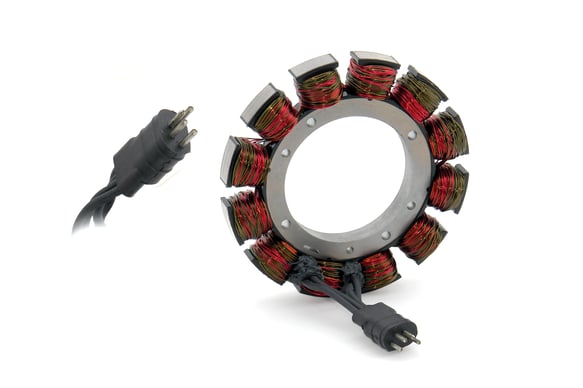 Stator - Unmolded - Harley Davidson - 15 Amp - 70-75 Big Twin 152101 ACCEL Autoparts