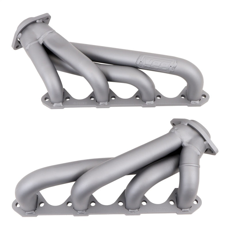 BBK 79-93 Mustang 351 Swap Shorty Unequal Length Exhaust Headers - 1-5/8 Titanium Ceramic BBK Headers & Manifolds