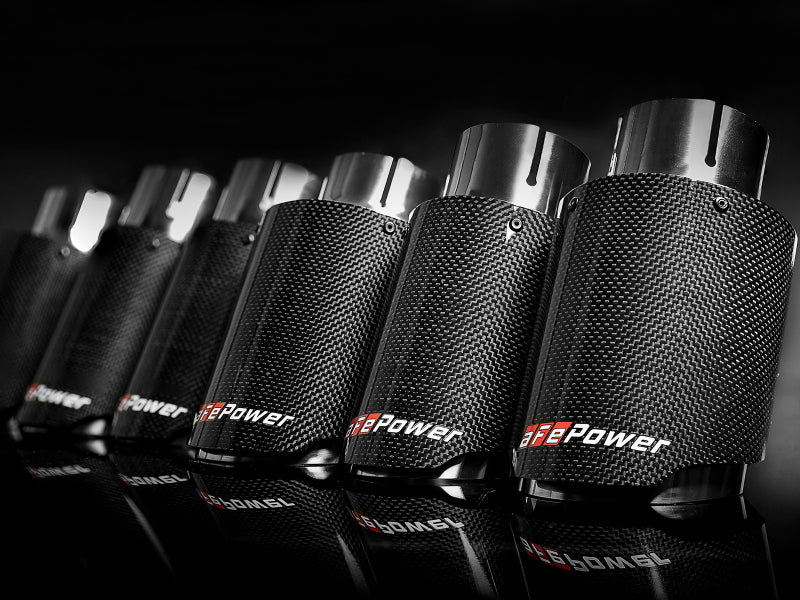 aFe MACH Force-Xp Universal Exhaust Tip 2-1/2 IN Inlet x 3-1/2 IN Outlet X 7 IN L aFe Tips