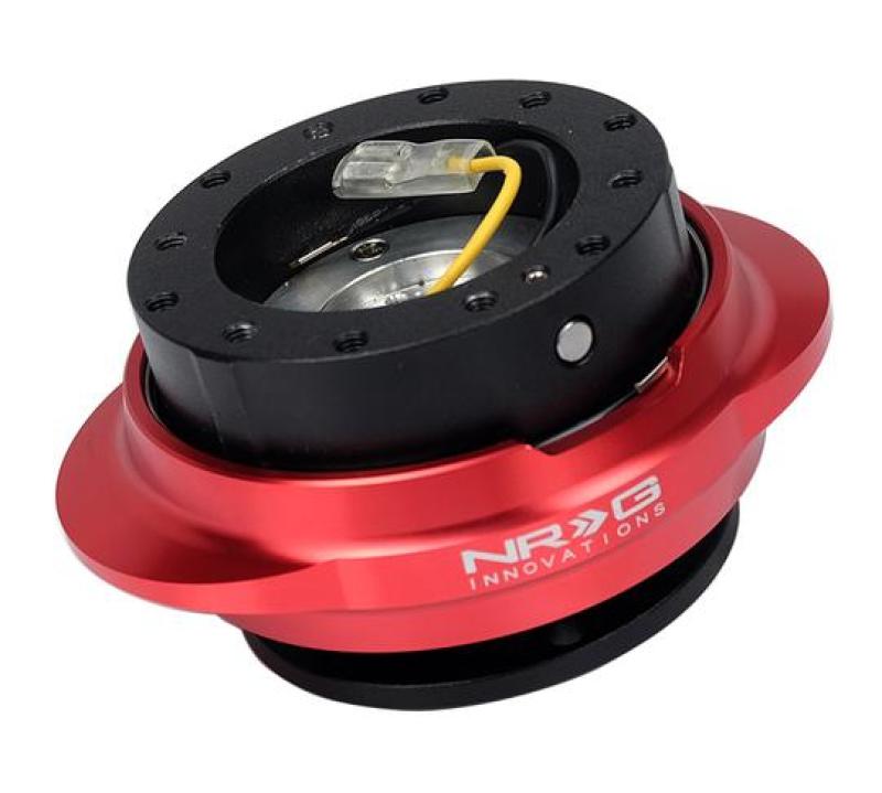 NRG Quick Release Kit - Black Body/ Red Oval Ring NRG Quick Release Adapters