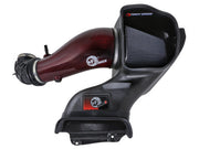 aFe 23-24 Ford F150 Raptor R Supercharged Red Carbon Track Series Air Intake w/ P5R Filter (MOQ 24) aFe Cold Air Intakes