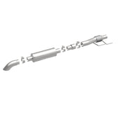 MagnaFlow Cat-Back, SS, 2.5/3in, Turn Down In Front Rear Tire 2015 Ford F150 2.7L V6T Ext Cab Magnaflow Catback