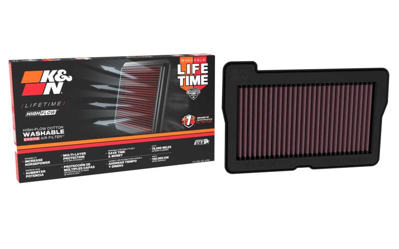 K&N 2023 Yamaha MT-09 Replacement Air Filter K&N Engineering Air Filters - Direct Fit
