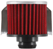 K&N 1in Flange L x 3in OD x 2.5in Height Clamp On Crankcase Vent Filter K&N Engineering Air Filters - Universal Fit