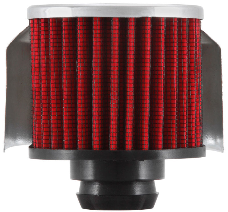 K&N 1in Flange L x 3in OD x 2.5in Height Clamp On Crankcase Vent Filter K&N Engineering Air Filters - Universal Fit