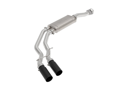 aFe Rebel 3in 409 SS Cat-Back Exhaust 2021 Ford F-150 V6 2.7L/3.5L (tt)/V8 5.0L w/ Black Tips aFe Catback