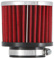K&N 1.75in Flange ID x 3in OD x 2.5in H Chrome Finish Rubber Base Crankcase Vent Filter K&N Engineering Air Filters - Universal Fit